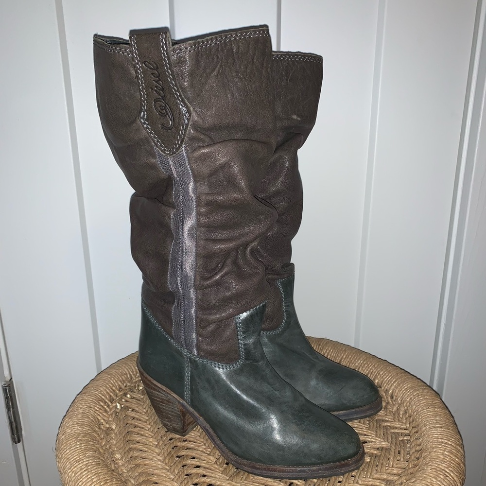 Diesel Leather Midcalf Boots